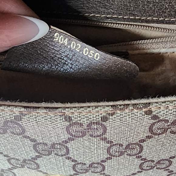 Authentic Gucci Vintage GG PVC Shoulder Bag - Picture 12 of 15